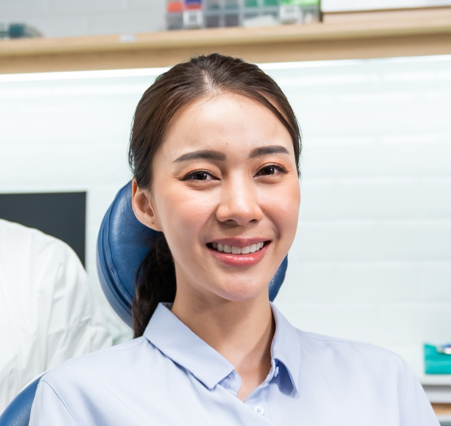 teen girl wearing braces